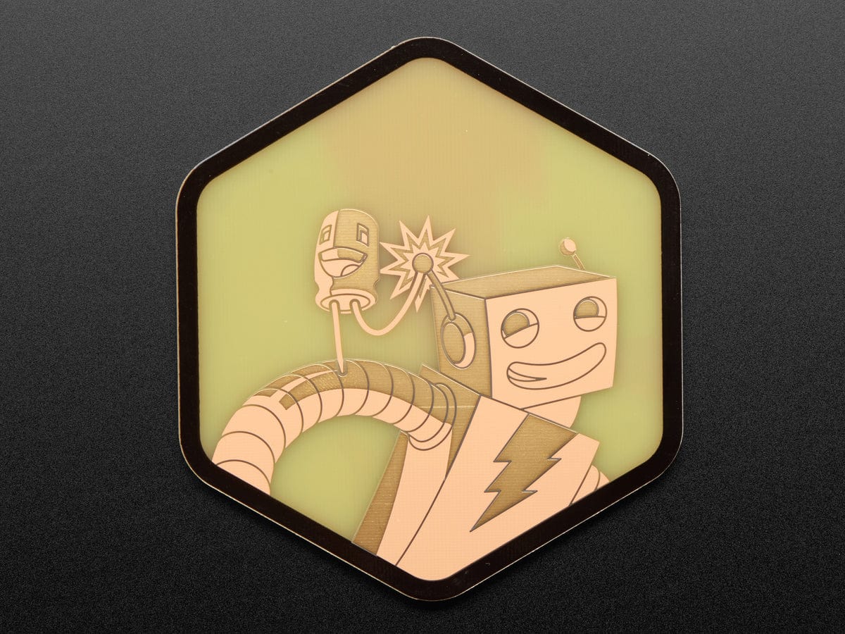 Adafruit PCB Coaster - Cappy + Adabot [discontinued]