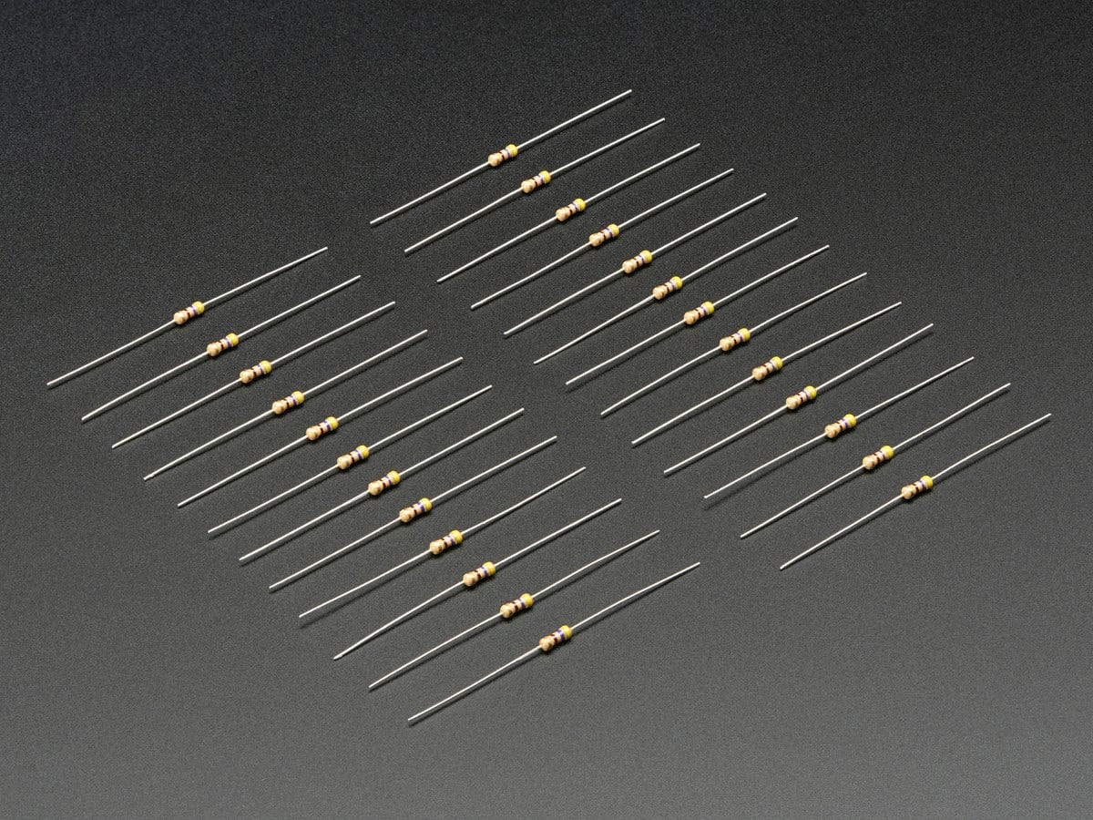 Through-Hole Resistors - 470 ohm 5% 1/4W - Pack of 25