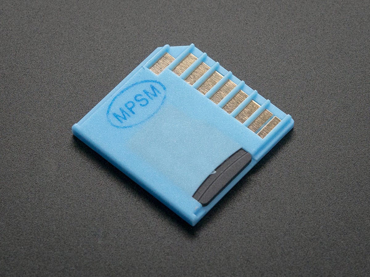 Blue Shortening microSD card adapter for Raspberry Pi & Macbooks [discontinued]