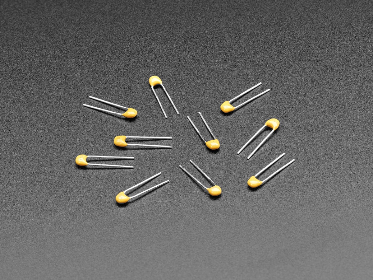 0.1uF ceramic capacitors - 10 pack