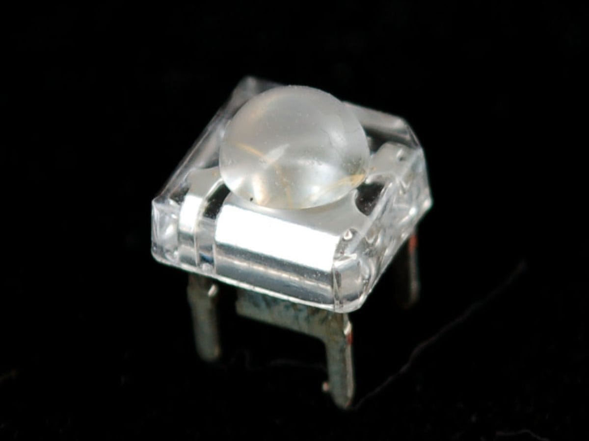 Clear 'Piranha' Super-flux RGB (tri-color) LED (Common Anode) [Discontinued]