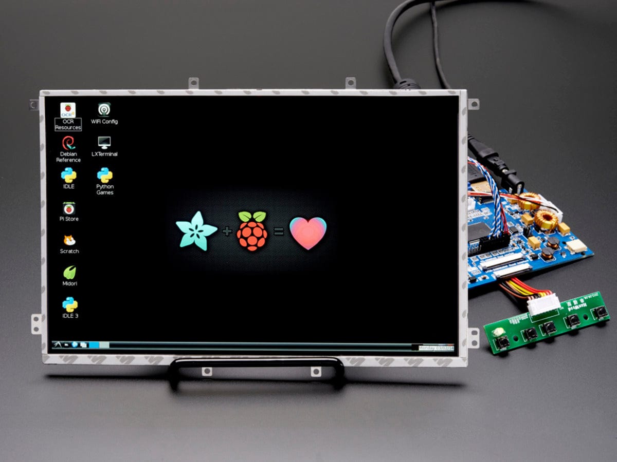 10.1" Display & Audio 1280x800 IPS - HDMI/VGA/NTSC/PAL [Discontinued]
