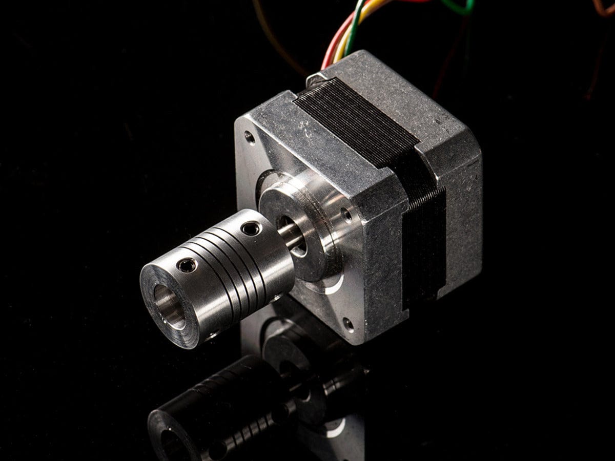 Aluminum Flex Shaft Coupler - 5mm to 10mm [Discontinued]