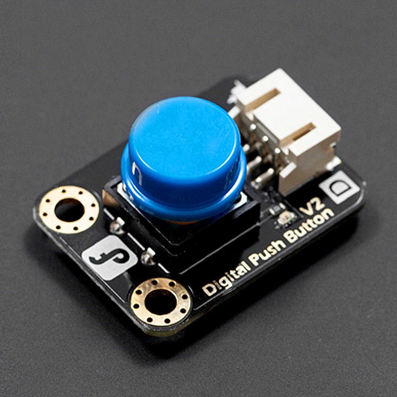 Gravity: Digital Push Button (Blue)