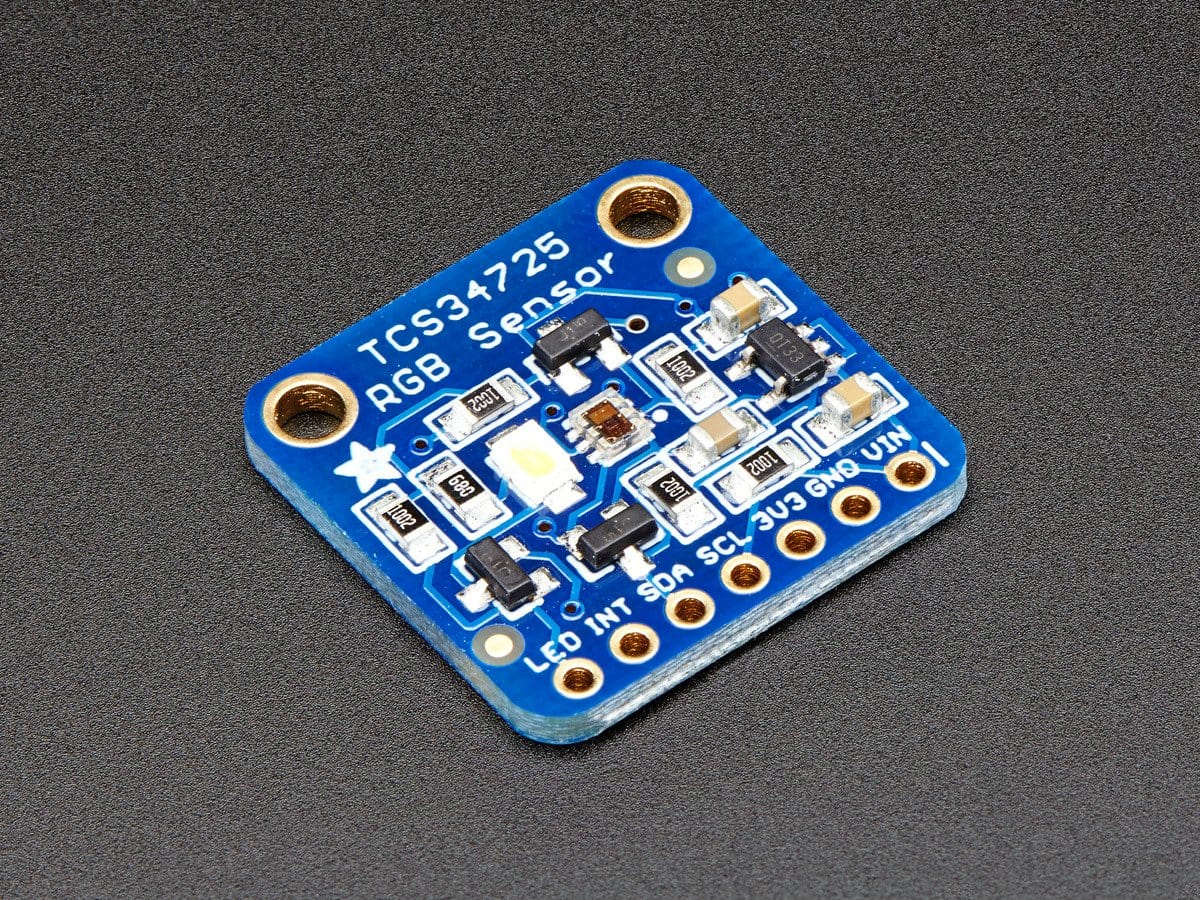 RGB Color Sensor with IR filter and White LED - TCS34725 [Discontinued]