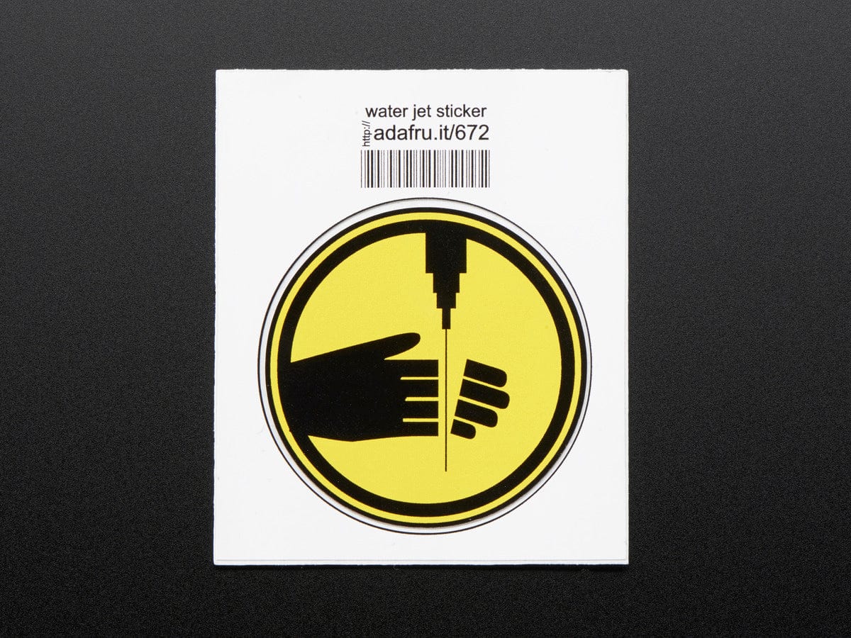 Water jet - Sticker!