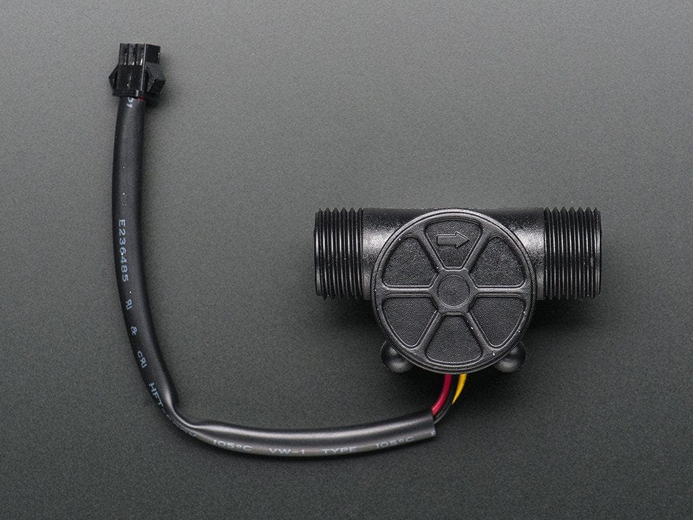 Liquid Flow Meter - Plastic 1/2" NPS Threaded [Discontinued]