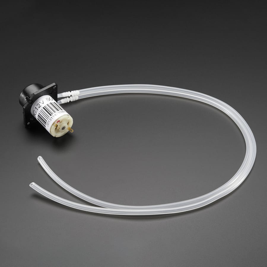 Peristaltic Liquid Pump with Silicone Tubing - 12V DC Power