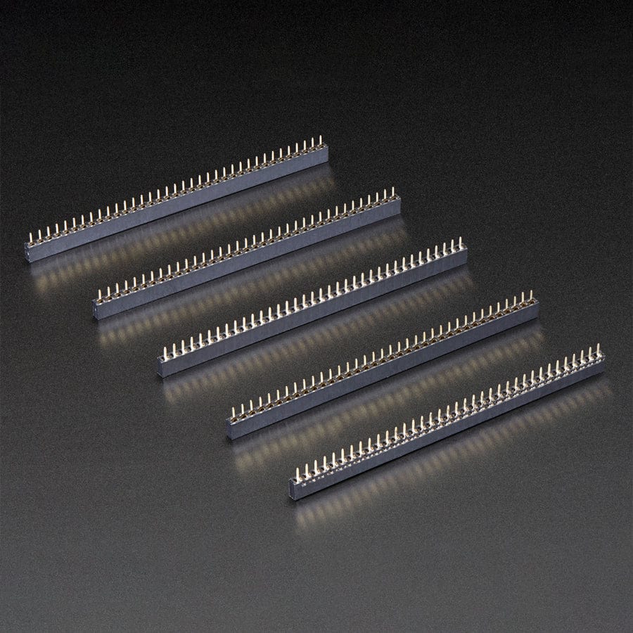 Short Female Headers 36-pin 2.54mm - Pack of 5