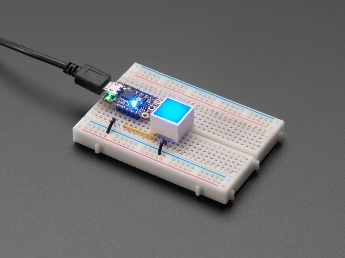 Diffused Blue Indicator LED - 15mm Square [Discontinued]