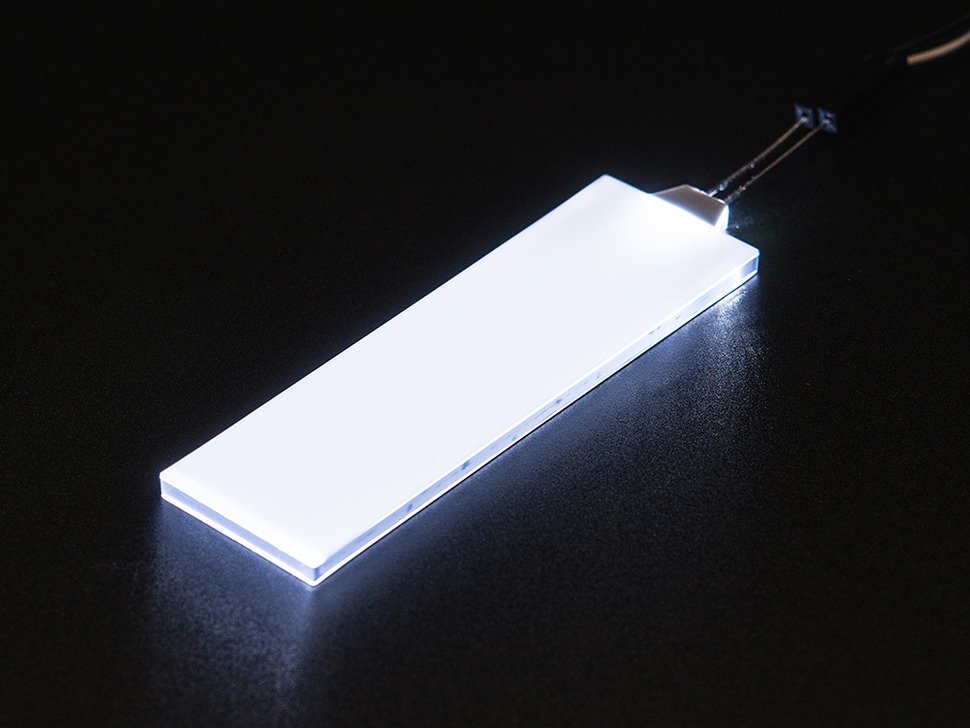 White LED Backlight Module - Medium 23mm x 75mm Adafruit 1622