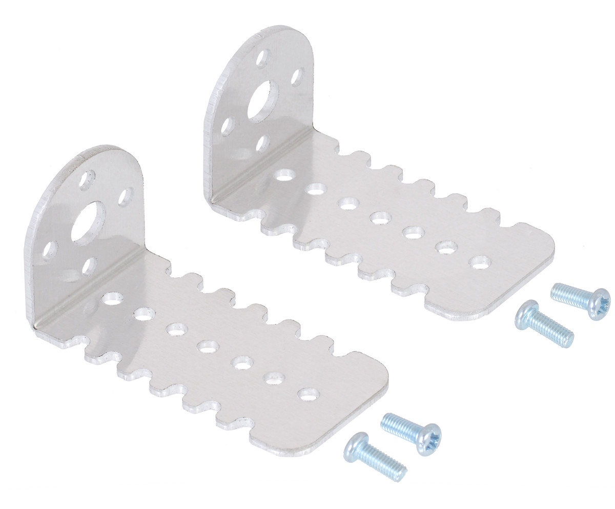 25D mm Metal Gearmotor Bracket Pair Pololu 2676