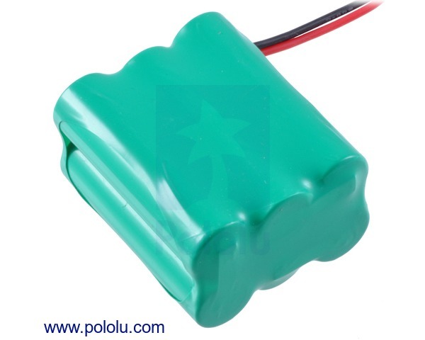 Rechargeable NiMH Battery Pack: 7.2V, 2200mAh, 3x2 AA Cells, JR Connector Pololu 2225