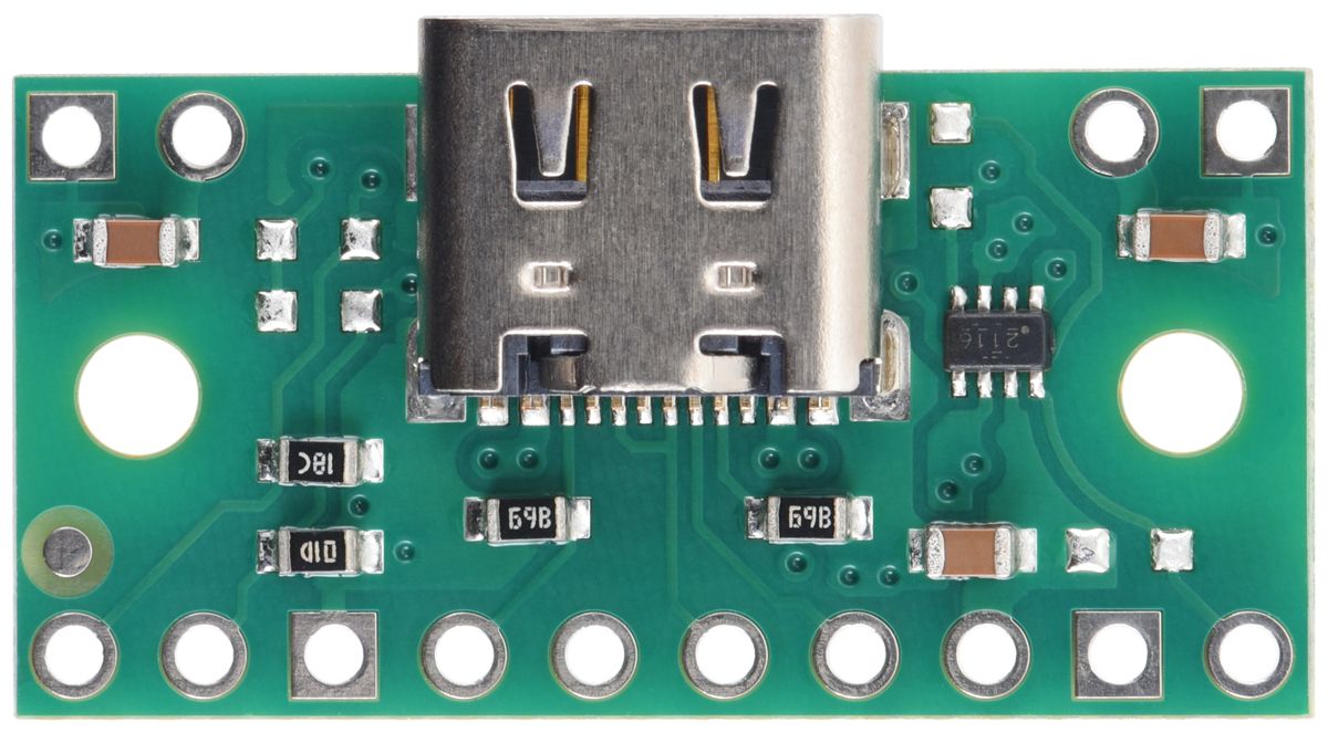 TPS2116 Power Multiplexer Carrier met USB Type C USB prioriteit Pololu 3728