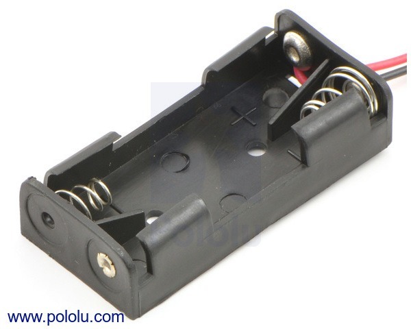 2-AAA batterijhouder, Pololu 1141