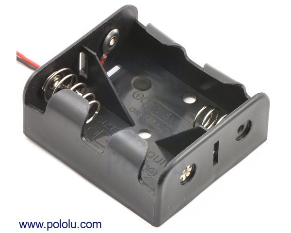 2-C Battery Houder Pololu 1157