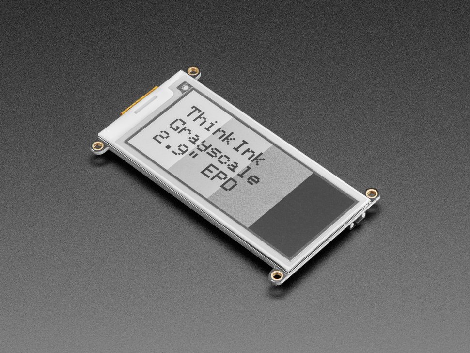 2.9inch Grayscale eInk / ePaper Display FeatherWing - 4 Level Grayscale Adafruit 4777