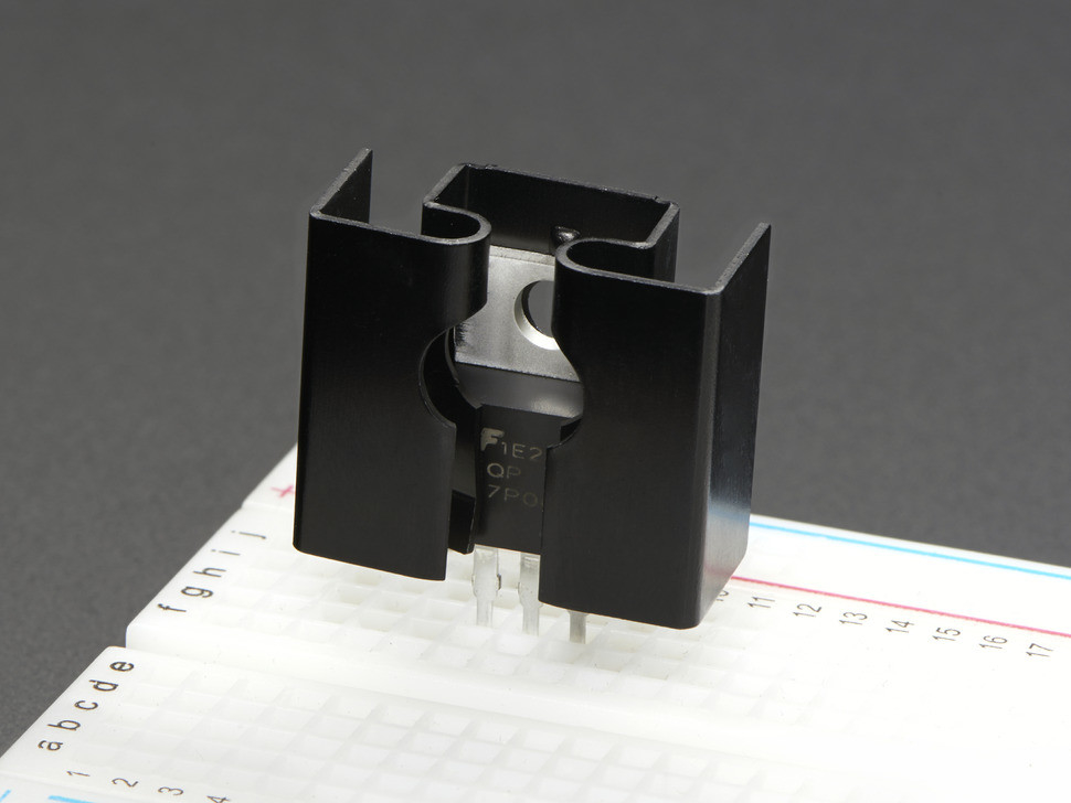 Heatsink (clip-on) voor TO-220 componenten Adafruit 977