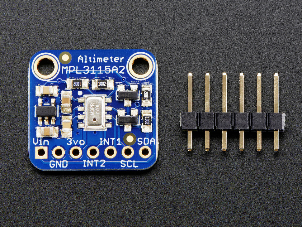 MPL115A2 I2C Barometer druk temperatuur sensor ,hoogtemeter Adafruit 1893
