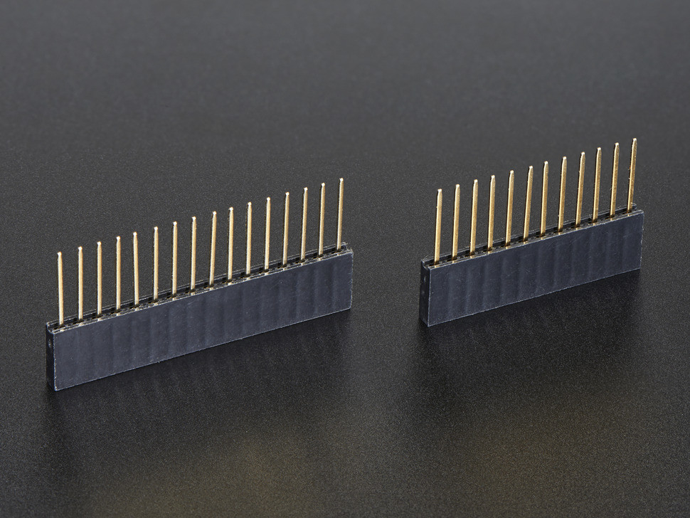 Feather Stacking Headers - 12-pin and 16-pin female headers Adafruit 2830