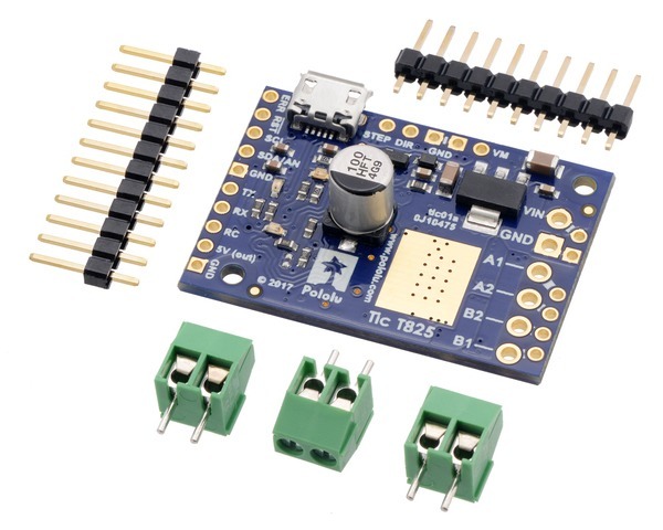 Pololu 3131 Tic T825 USB Multi-Interface Stepper Motor Controller