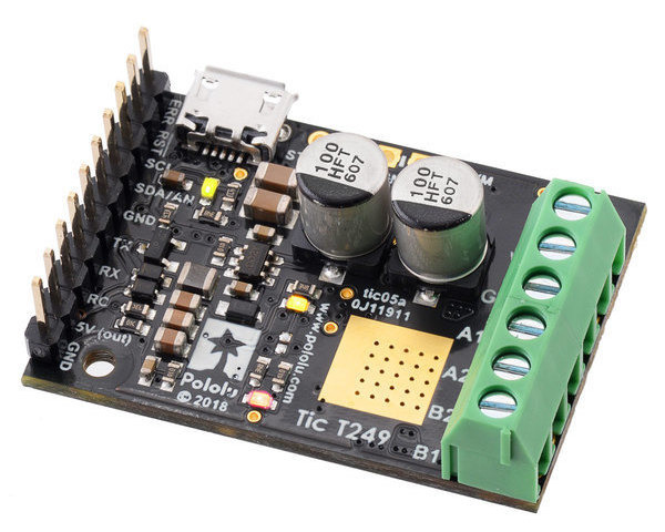Tic T249 USB Multi-Interface Stepper Motor Controller Pololu 3138