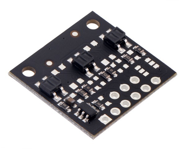 QTR-MD-03A Reflectiesensor Array: 3-kanaals, 8 mm pitch, analoge output Pololu 4243