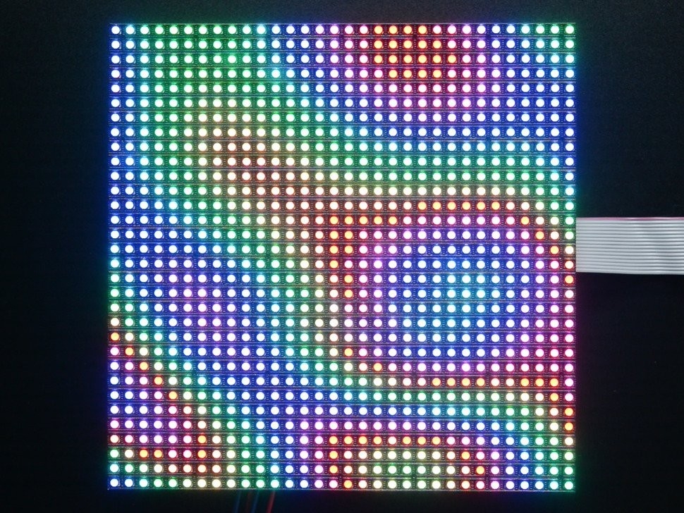 32x32 RGB LED Matrix Panel - 5mm Adafruit 2026