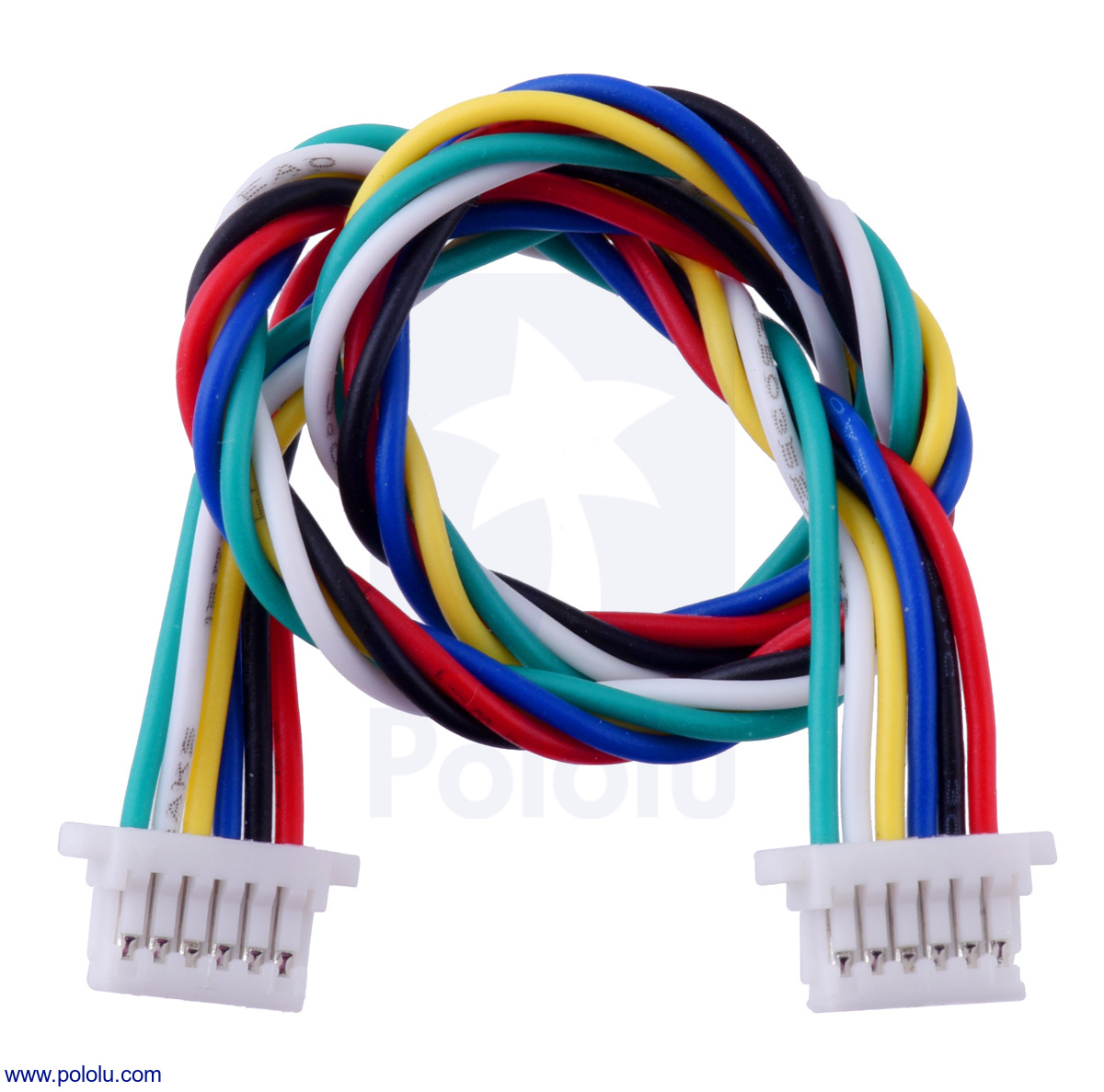 6-Pin Female-Female JST SH-Style Cable 25cm Pololu 4767