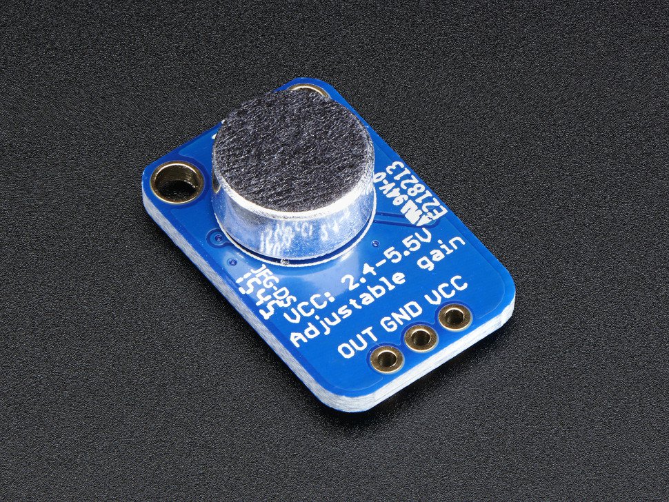 Electret Microphone Amplifier - MAX4466 with Adjustable Gain Adafruit 1063