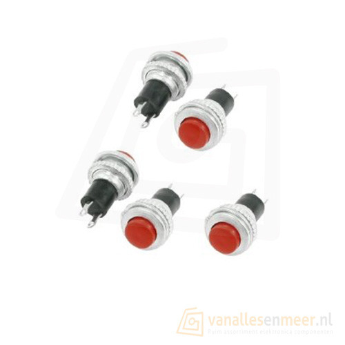Druktoets 10mm schakelaar Momentary DS-316