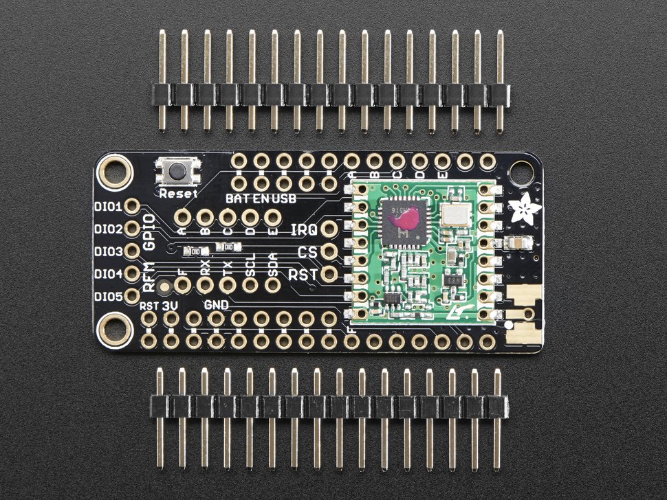 Radio FeatherWing - RFM69HCW 433MHz Adafruit 3230