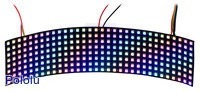 Addressable RGB 8x32-LED Flexible Panel, 5V, 10mm Grid Pololu 2534