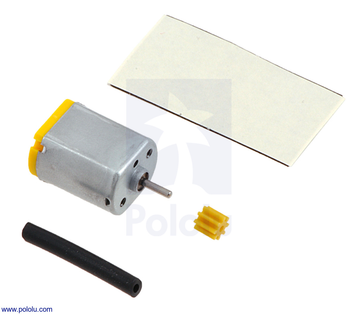 Tamiya 75026 Mini Motor Set – 030 Brushed DC Motor met Tandwiel & Bevestiging – Pololu-1688