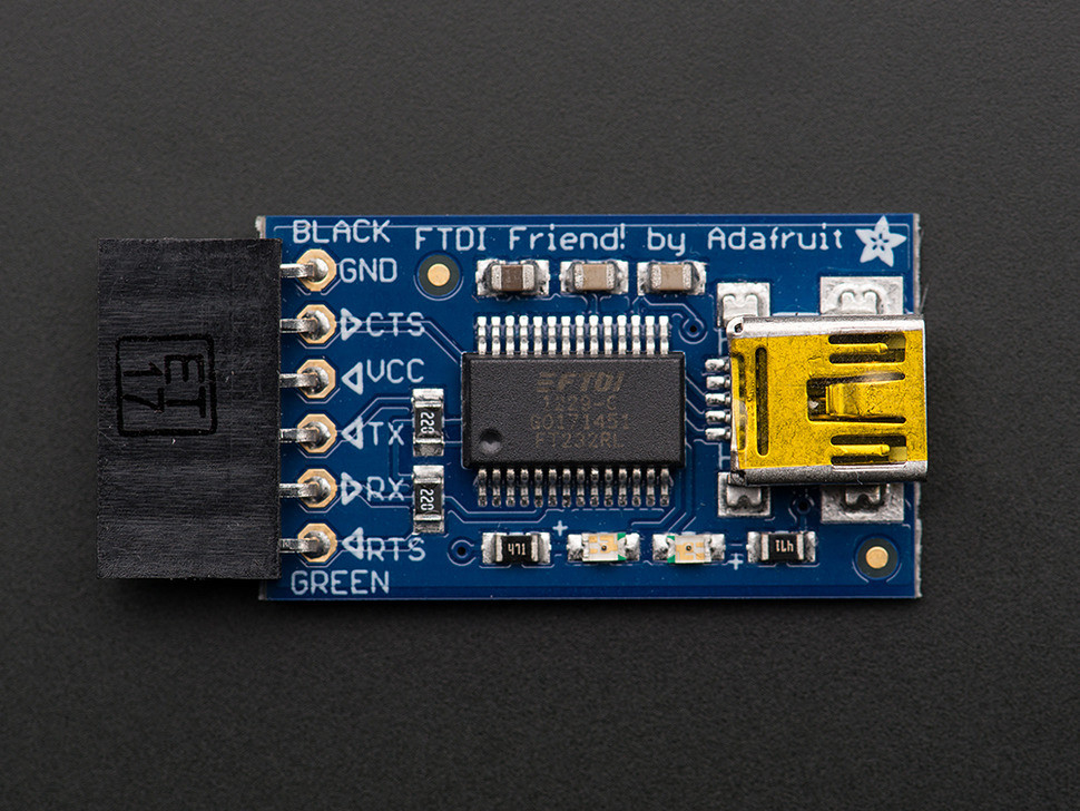 FTDI Friend + extras - v1.0 Adafruit 284