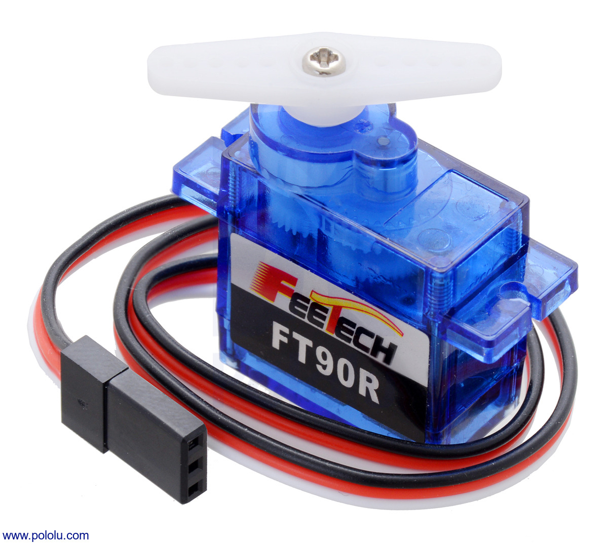 FEETECH FT90R Digitale Micro Continuous Rotation Servo – 360° Servo met Accessoires – Pololu 2817