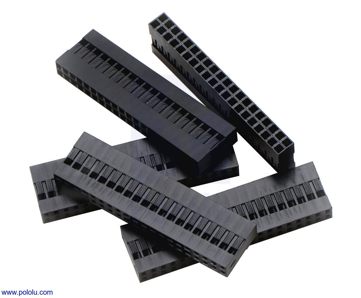 Dupont stekker Behuizing 2x20pin 5 stuks Pololu-1992