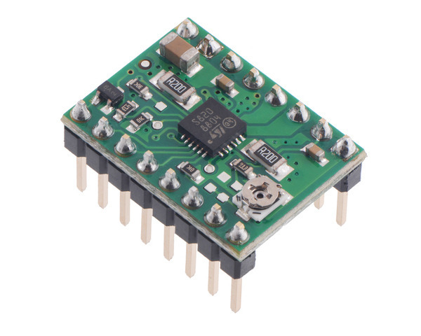 STSPIN820 Stepper Motor Driver Carrier (Connectors Soldered) Pololu 2879