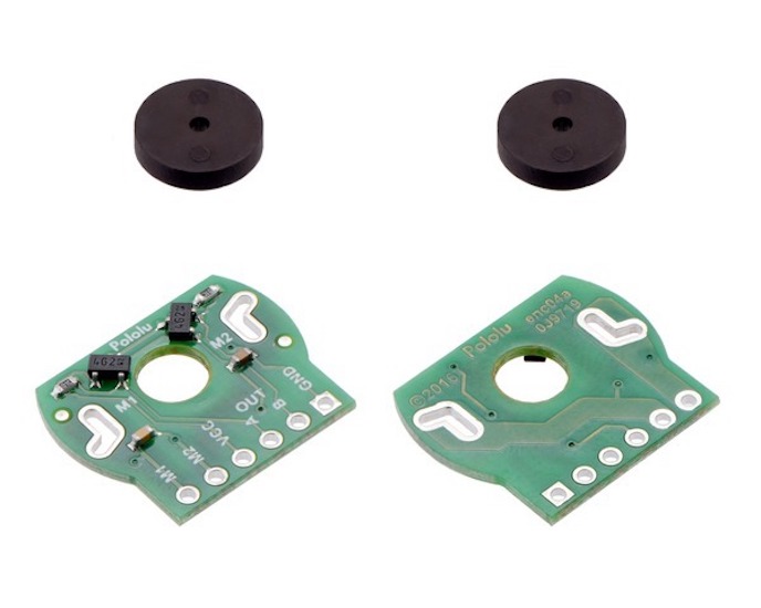 Magnetic Encoder Pair Kit voor Mini Plastic Gearmotors 12 CPR 2.7-18V Pololu 1523