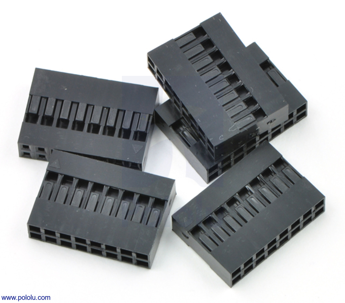 Dupont stekker Behuizing 2x8pin 5 stuks Pololu-1916