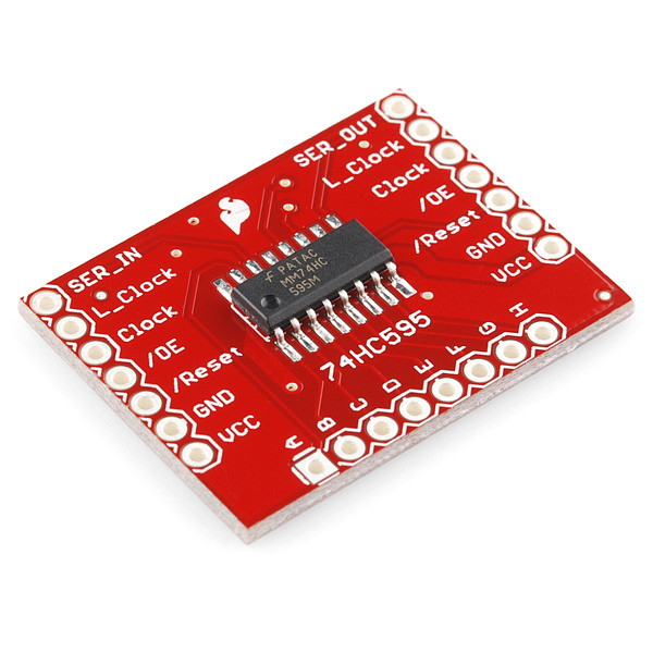 Shift Register Breakout - 74HC595 Sparkfun 10680